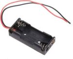 Plastic Cell Holder for 2xAAA Cells
