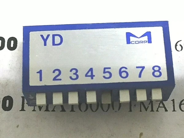 DIP SWITCH 8T TYPE ""PIANO"" YD MARTIN